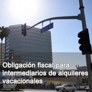 Obligación fiscal para intermediarios de alquileres vacacionales